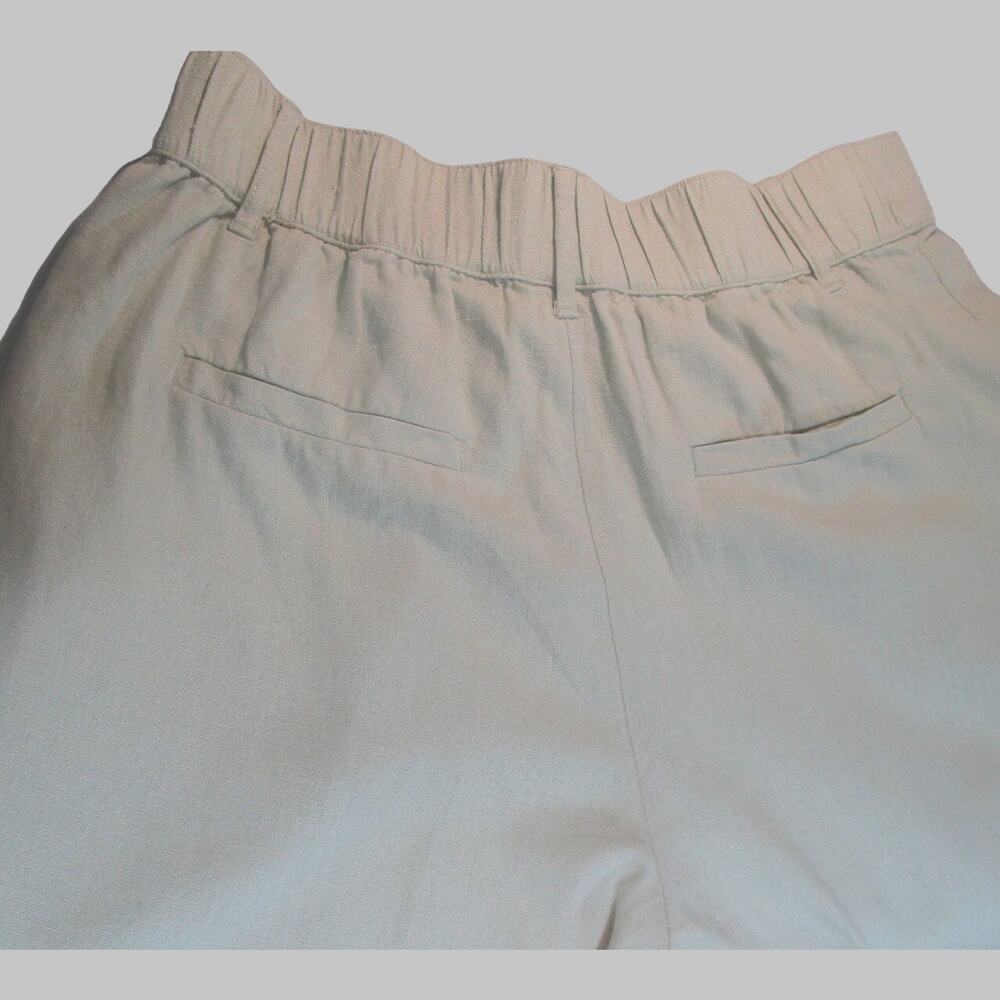 A New Day Women's Linen-Blend Trousers Size 6 Beige Khaki Waist 28 inches - Picture 5 of 8
